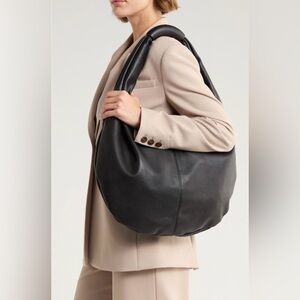 Remi & Reid Oversized Slouchy Boho Bag in Black